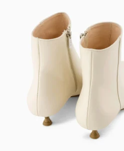 Laarzen^Agl Enkellaars Lenor Bootie Off White