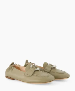 Instappers^Agl Loafer Sheryl Moc Khaki