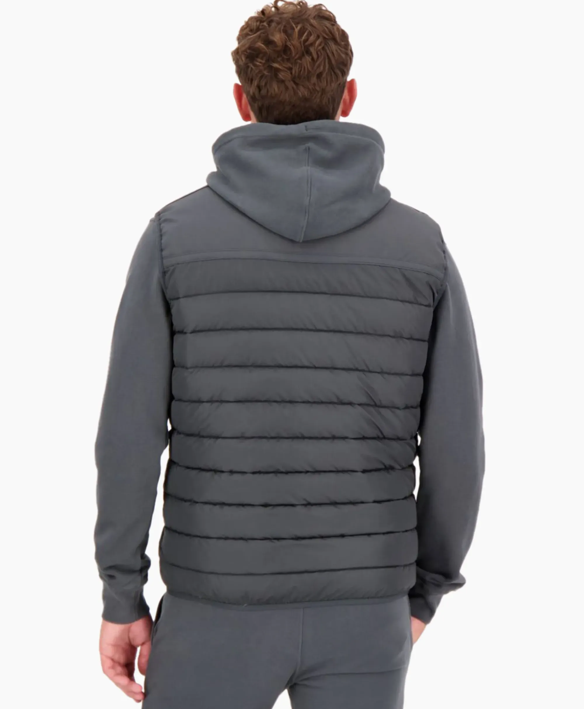 Jassen^Airforce Bodywarmer Padded Donkergrijs