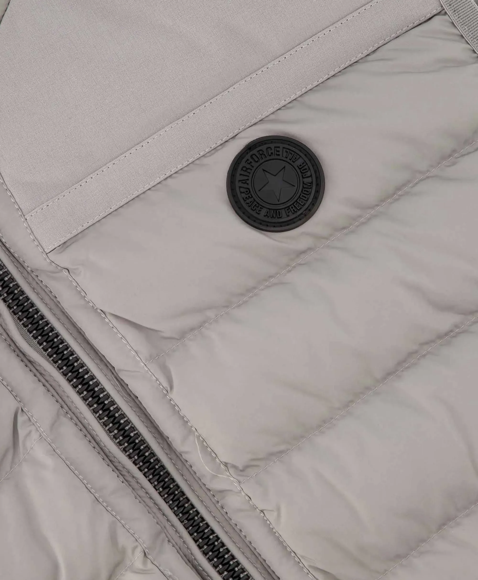 Jassen^Airforce Bodywarmer Padded Grijs