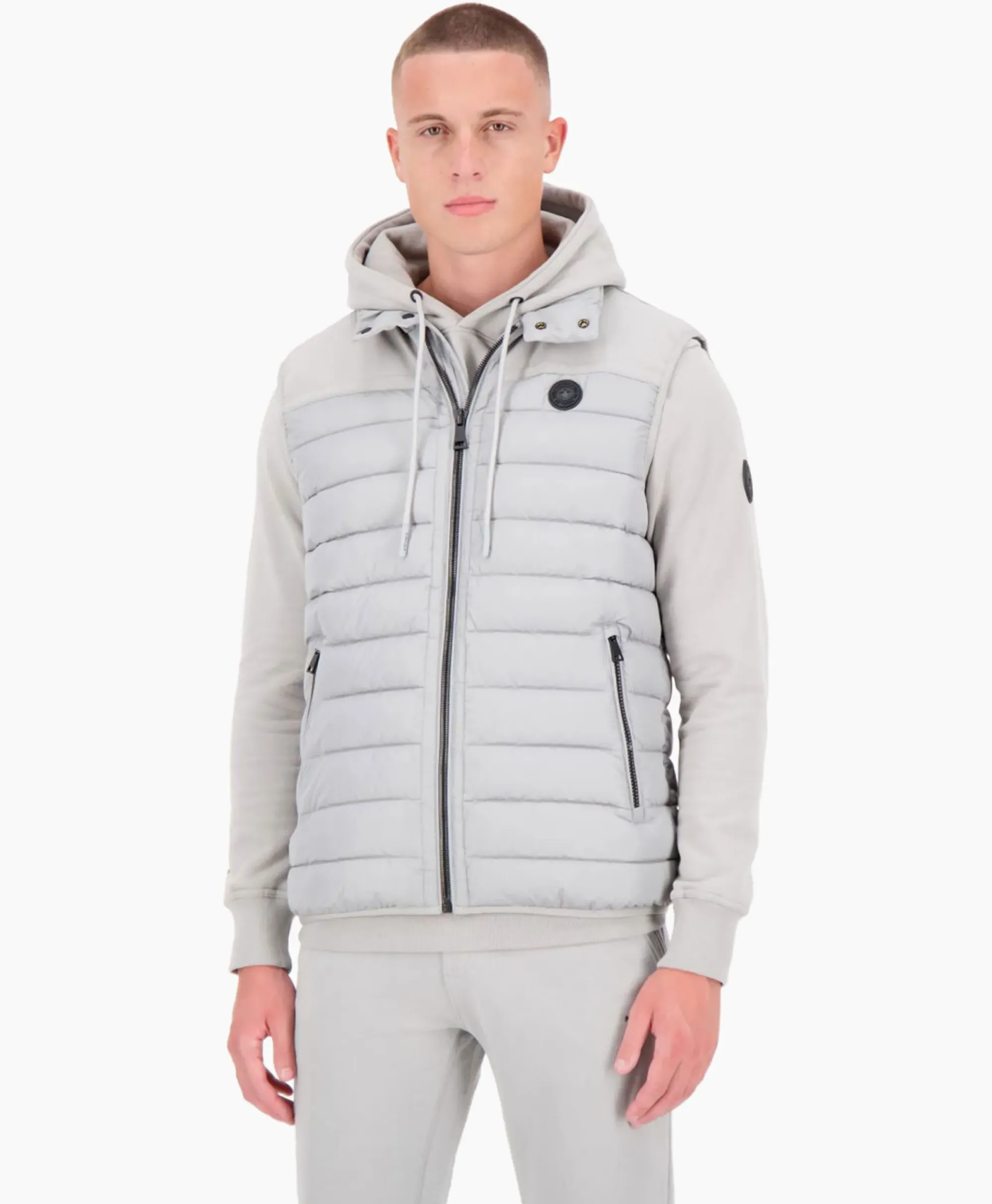 Jassen^Airforce Bodywarmer Padded Grijs