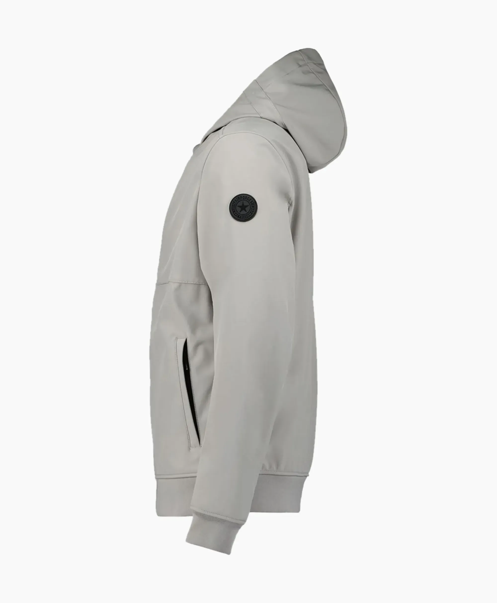 Jassen^Airforce Coat Softshell Grijs