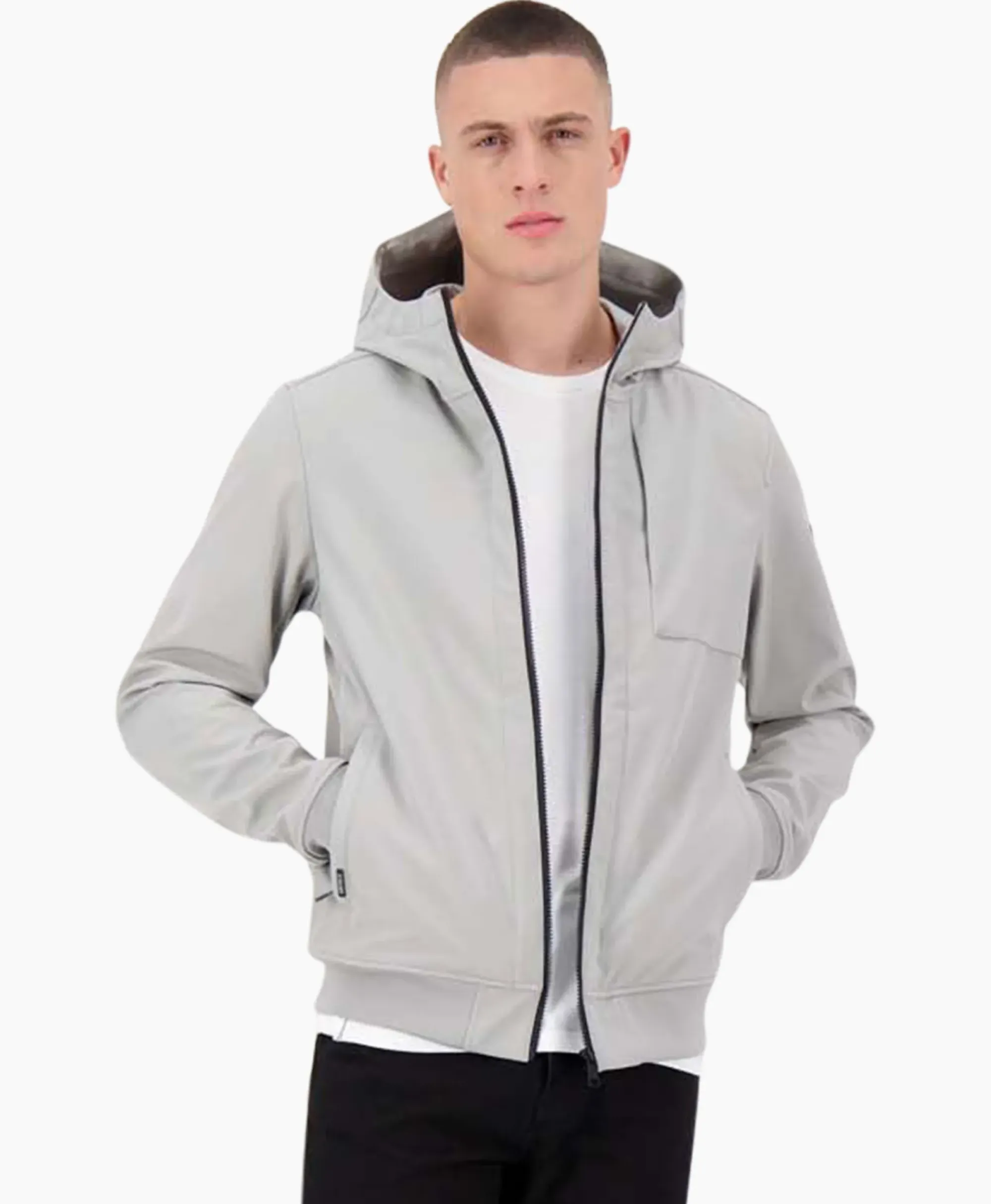 Jassen^Airforce Coat Softshell Grijs
