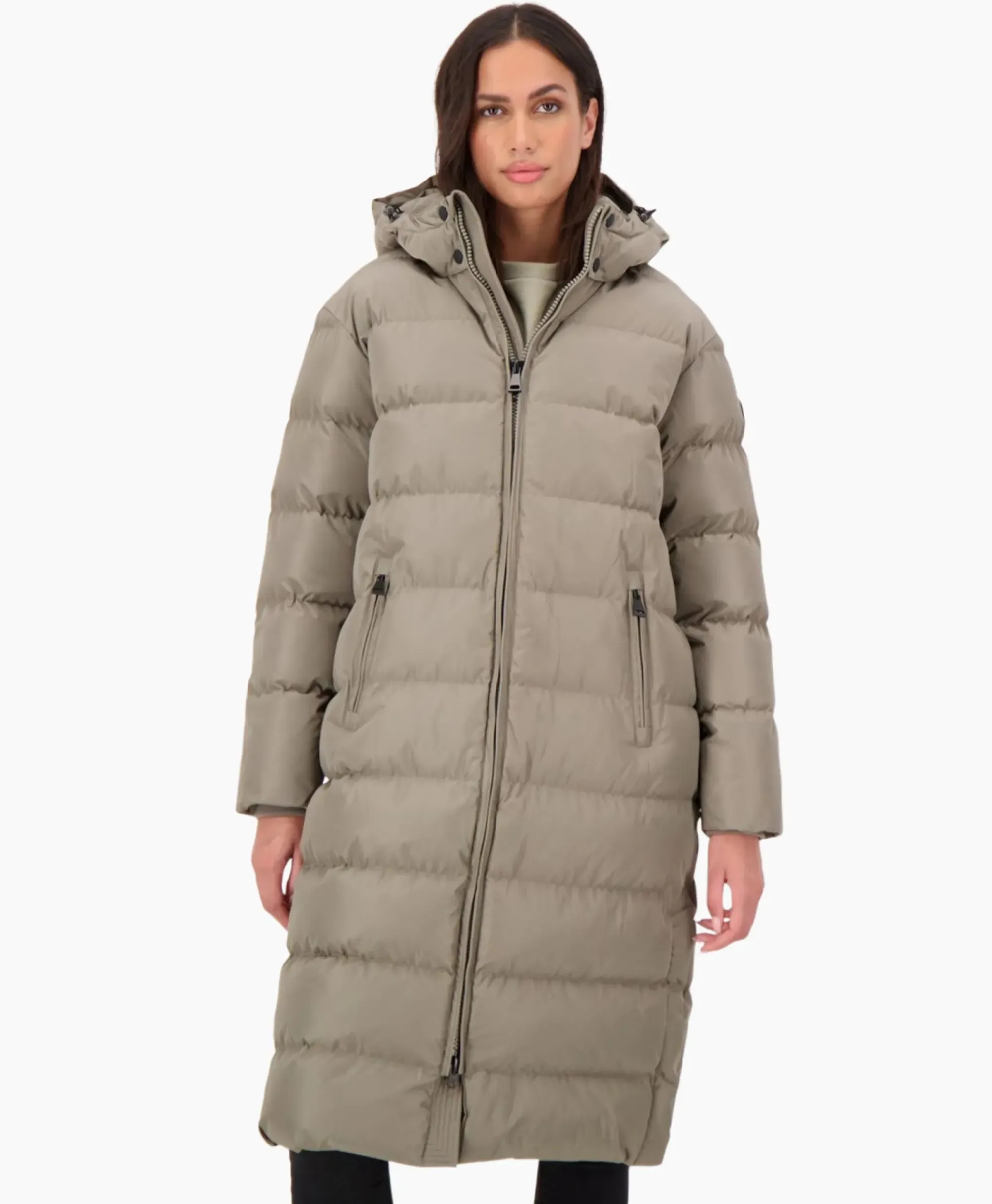Jassen^Airforce Gewatteerde Jas Grace Jacket Beige