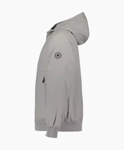 Jassen^Airforce Jack Hooded Four-Fay Stretch Grijs