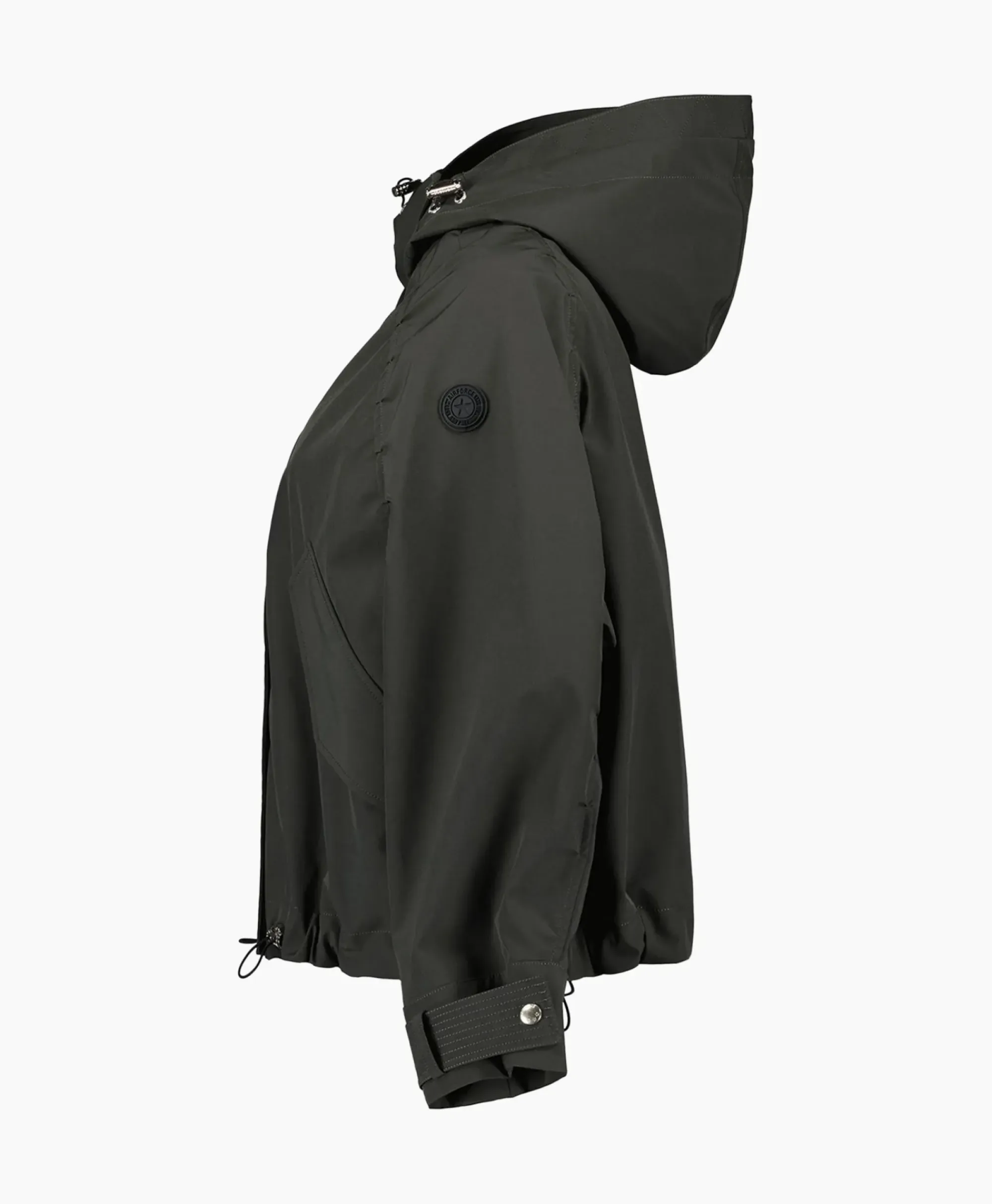 Jassen^Airforce Jack Oversized Softshell Zwart