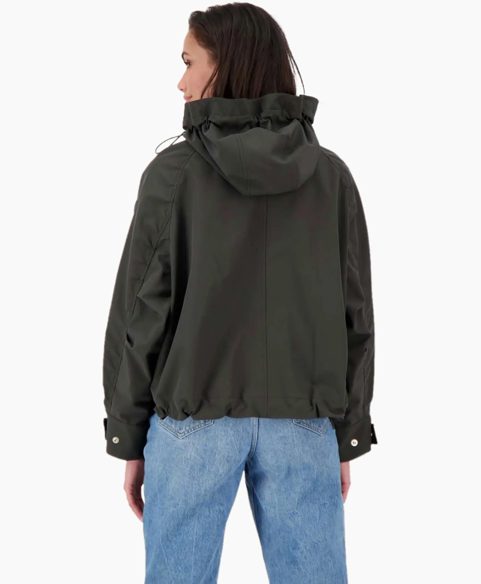 Jassen^Airforce Jack Oversized Softshell Zwart