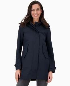 Jassen^Airforce Parka Long Technical Shell Donker Blauw
