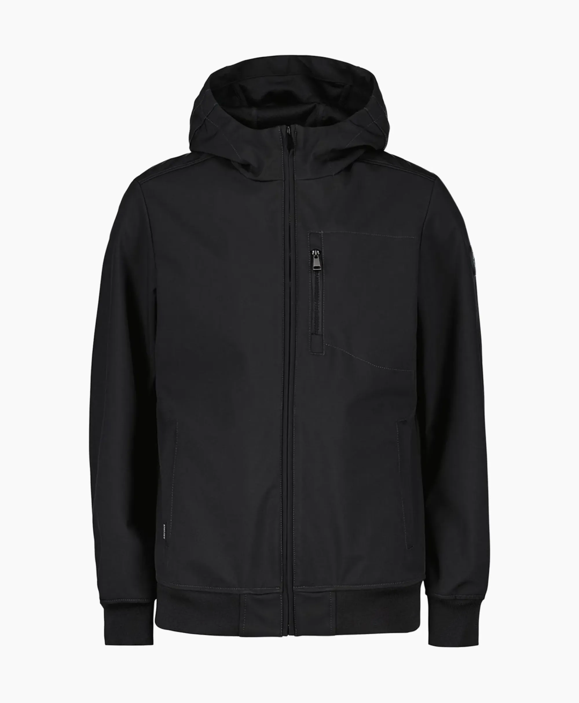 Jassen^Airforce Softshell Jas Hooded Zwart