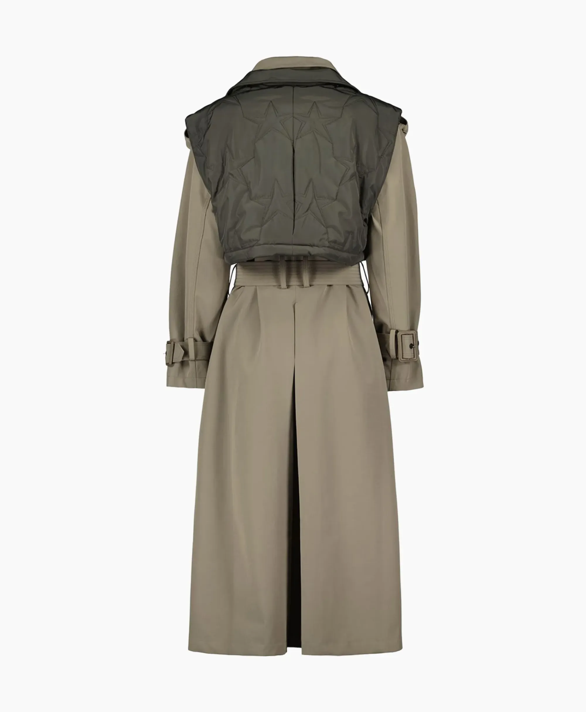 Jassen^Airforce Trenchcoat Body Warmer Trench Khaki