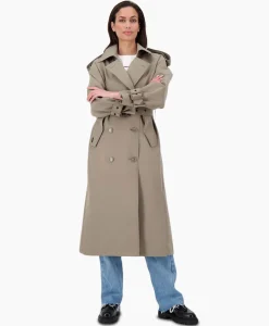 Jassen^Airforce Trenchcoat Body Warmer Trench Khaki