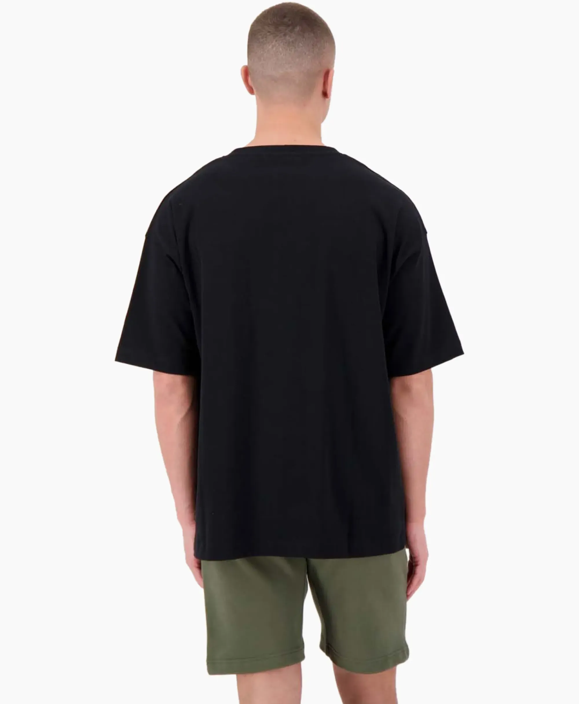 T-Shirts^Airforce T-Shirt Korte Mouw Oversized Ttt Embro Zwart
