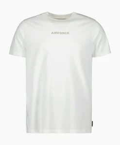 T-Shirts^Airforce T-Shirt Wording/Logo Wit