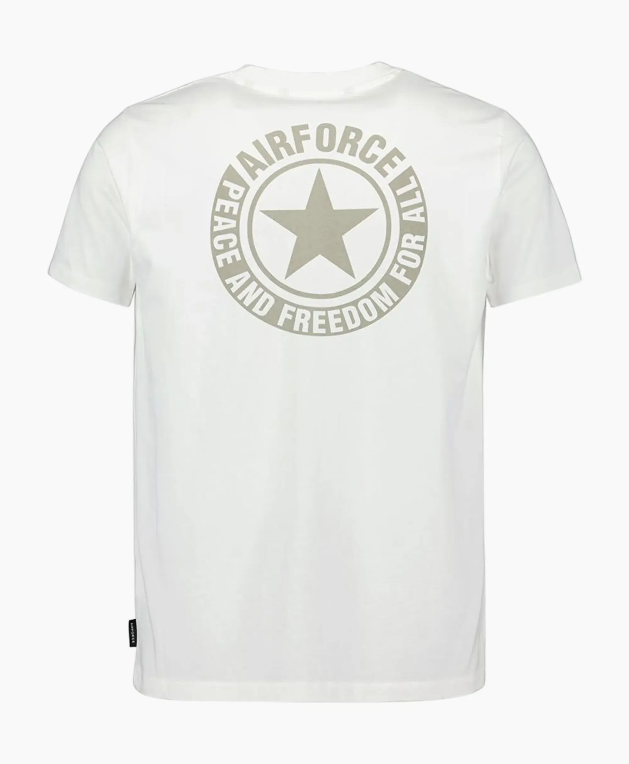 T-Shirts^Airforce T-Shirt Wording/Logo Wit