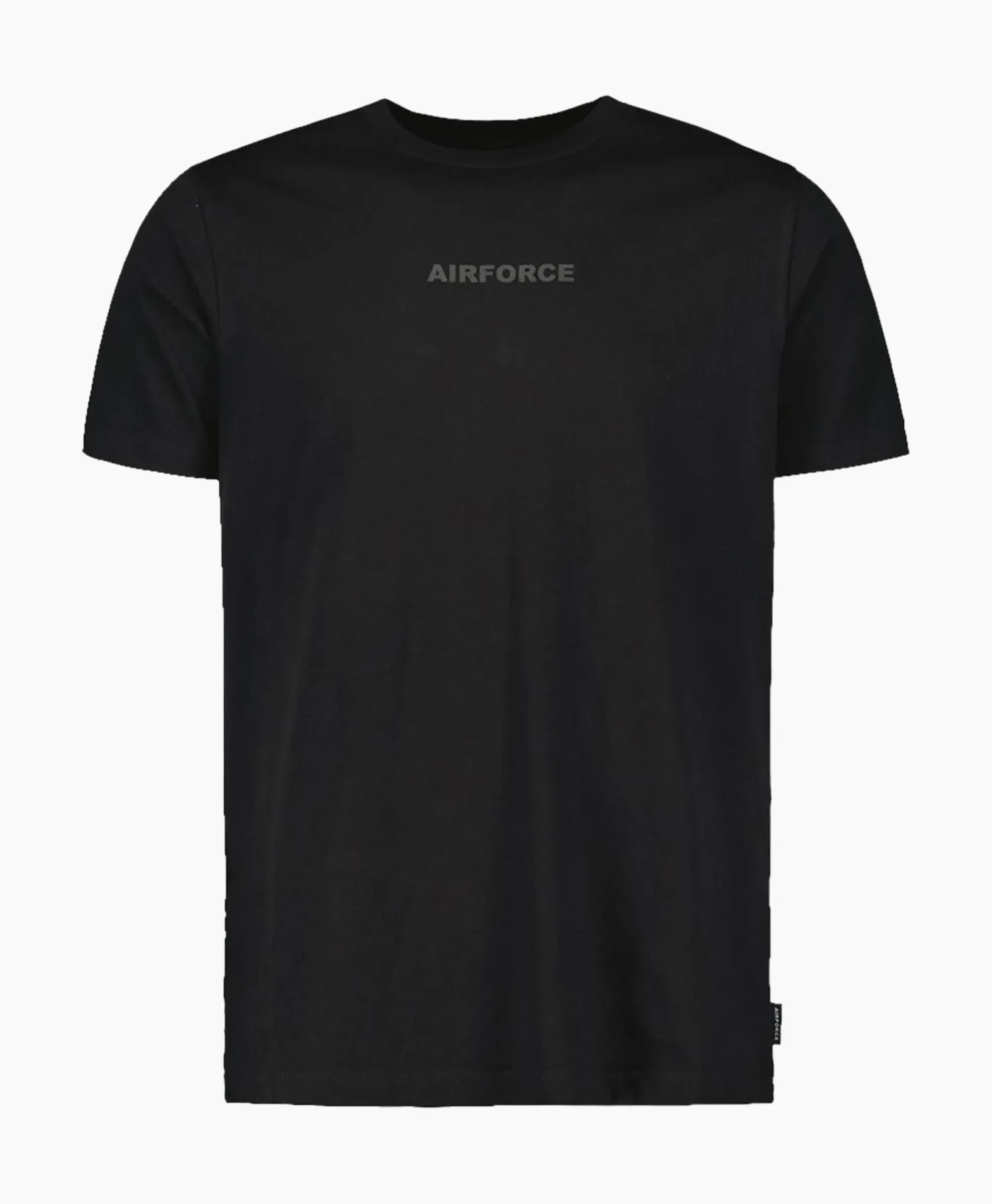 T-Shirts^Airforce T-Shirt Wording/Logo Zwart