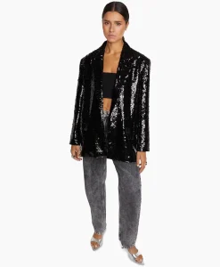 Blazers^Alix The Label Blazer Woven With Strass Zwart