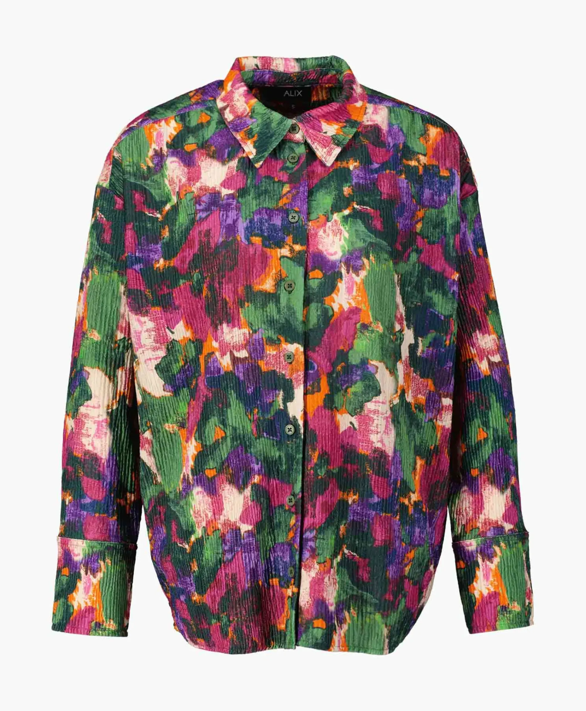 Blouses^Alix The Label Blouse Woven Camouflage Flower Zwart