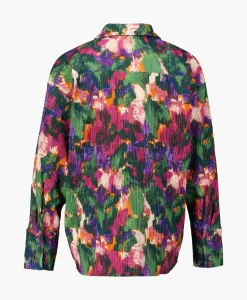 Blouses^Alix The Label Blouse Woven Camouflage Flower Zwart