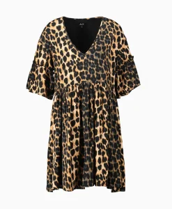 Bruiloftskleding^Alix The Label Jurk Ladies Woven Animal Dress Print + 2 Kleurig
