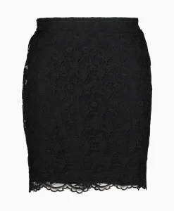 Rokken^Alix The Label Minirok Ladies Woven Lace Mini Zwart