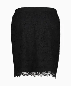 Rokken^Alix The Label Minirok Ladies Woven Lace Mini Zwart