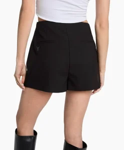 Rokken^Alix The Label Minirok Woven Flowy Stretch Zwart