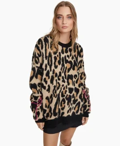 Truien^Alix The Label Pullover Knitted Jaguar Bruin