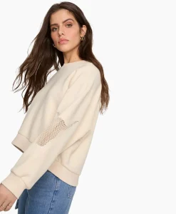 Truien^Alix The Label Pullover Knitted Mesh Ecru