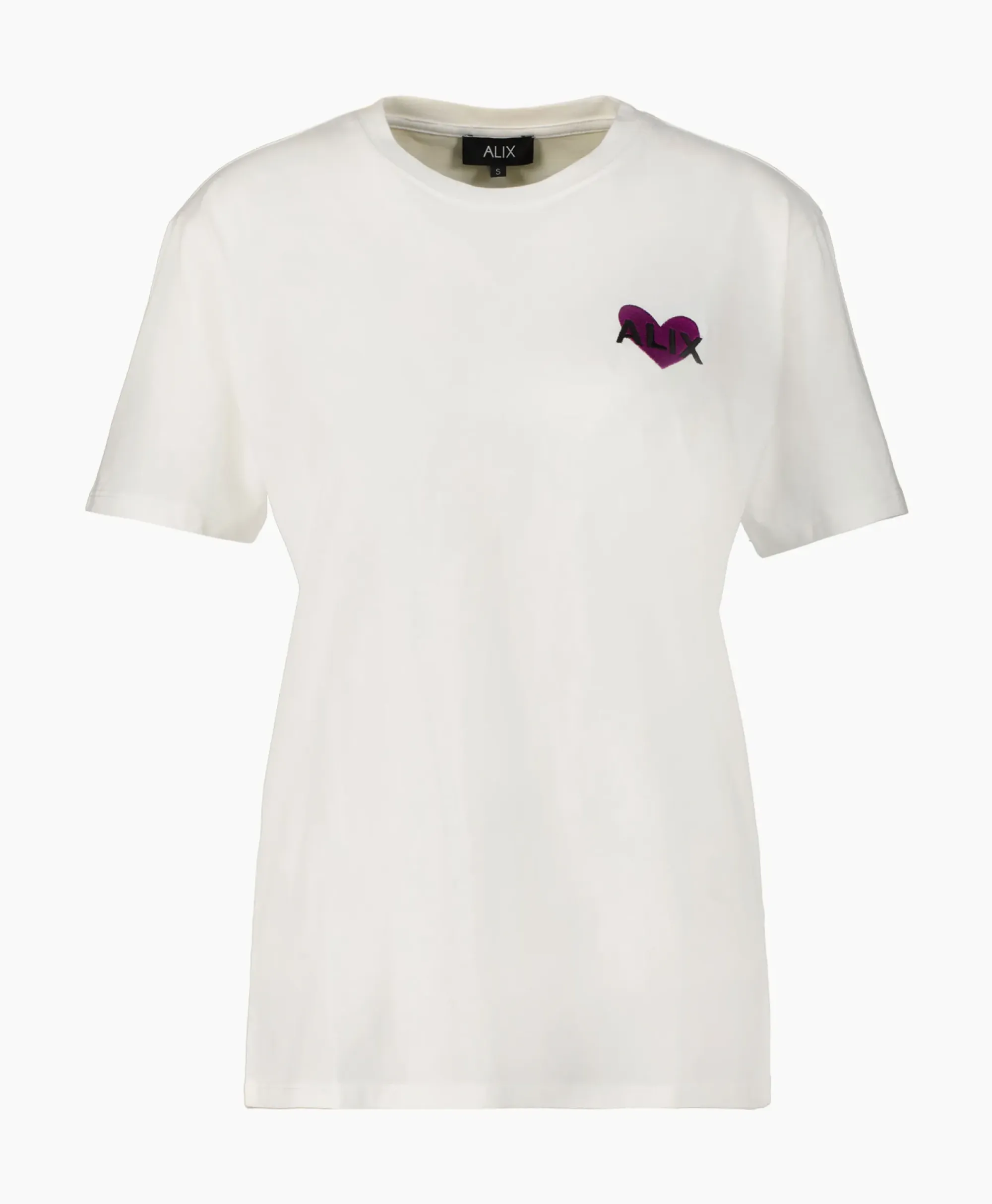 T-Shirts & Tops^Alix The Label T-Shirt Korte Mouw Knitted Alix Heart Off White