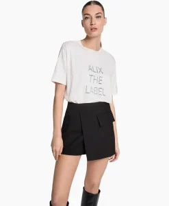 T-Shirts & Tops^Alix The Label T-Shirt Korte Mouw Knitted Off White
