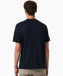 T-Shirts^Alpha Tauri T-Shirt Korte Mouw Jopin Donker Blauw