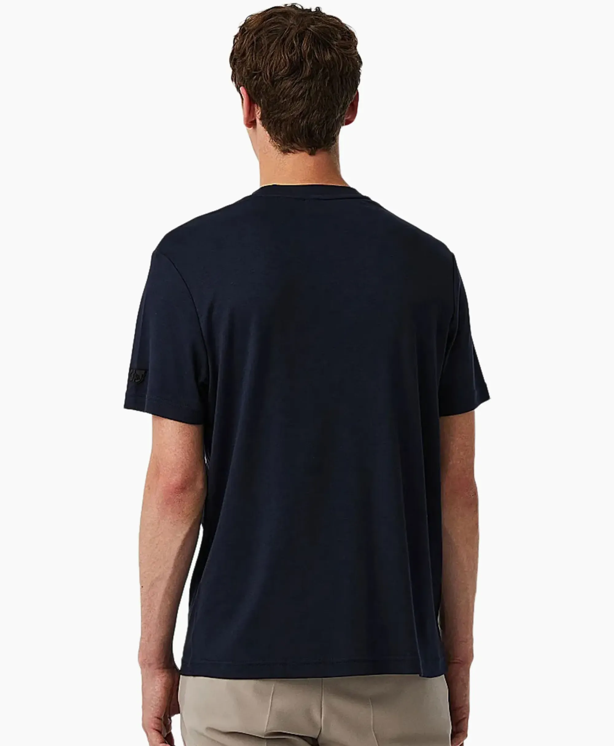 T-Shirts^Alpha Tauri T-Shirt Korte Mouw Jopin Donker Blauw
