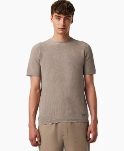 T-Shirts^Alpha Tauri T-Shirt Korte Mouw Fosos Zand
