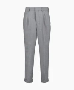 Broeken^Ami Paris Broek Carott Fit Antraciet