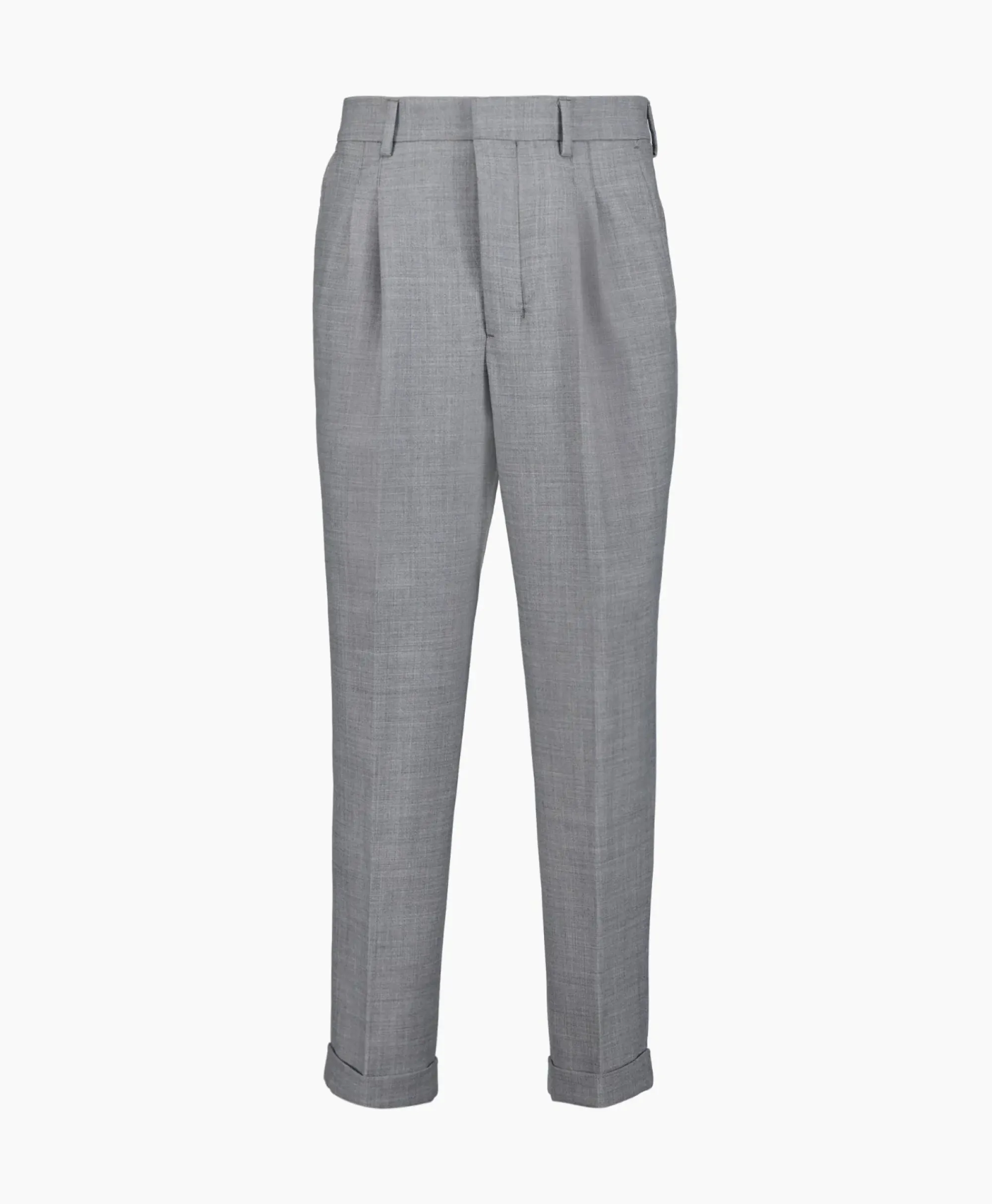 Broeken^Ami Paris Broek Carott Fit Antraciet