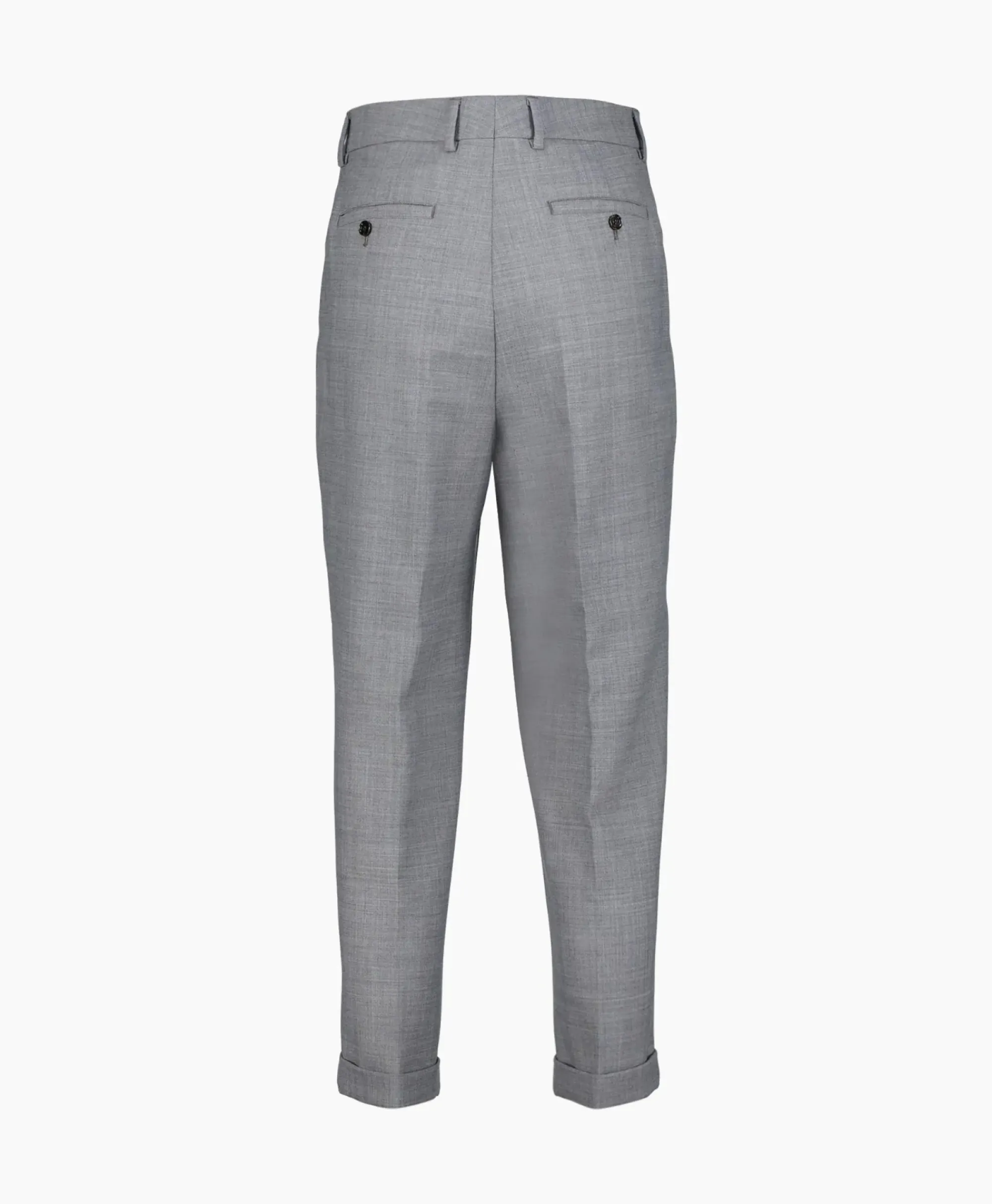 Broeken^Ami Paris Broek Carott Fit Antraciet