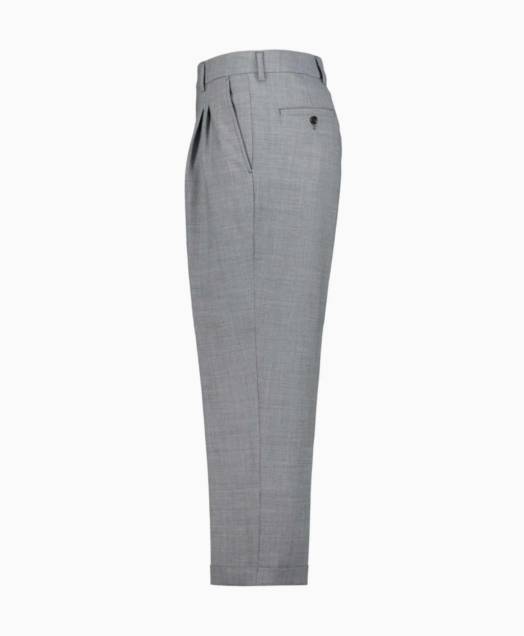 Broeken^Ami Paris Broek Carott Fit Antraciet