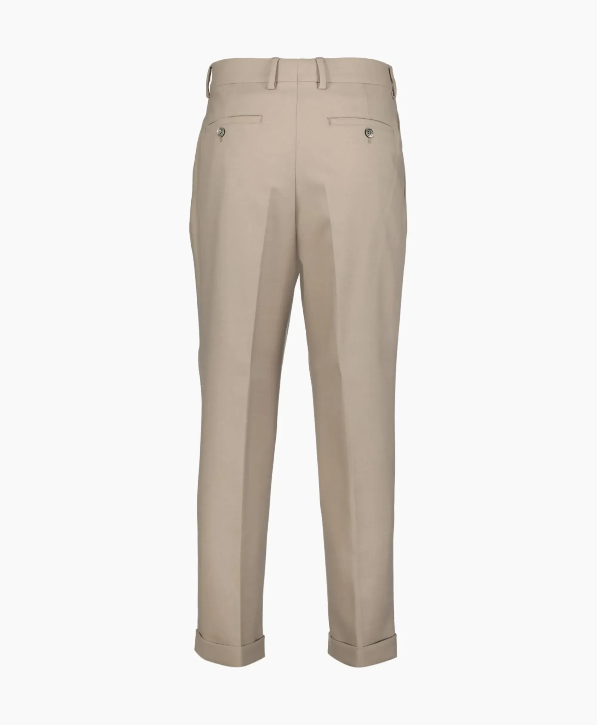 Broeken^Ami Paris Broek Carott Fit Taupe