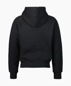Truien^Ami Paris Hoodie Adc Zipped Zwart