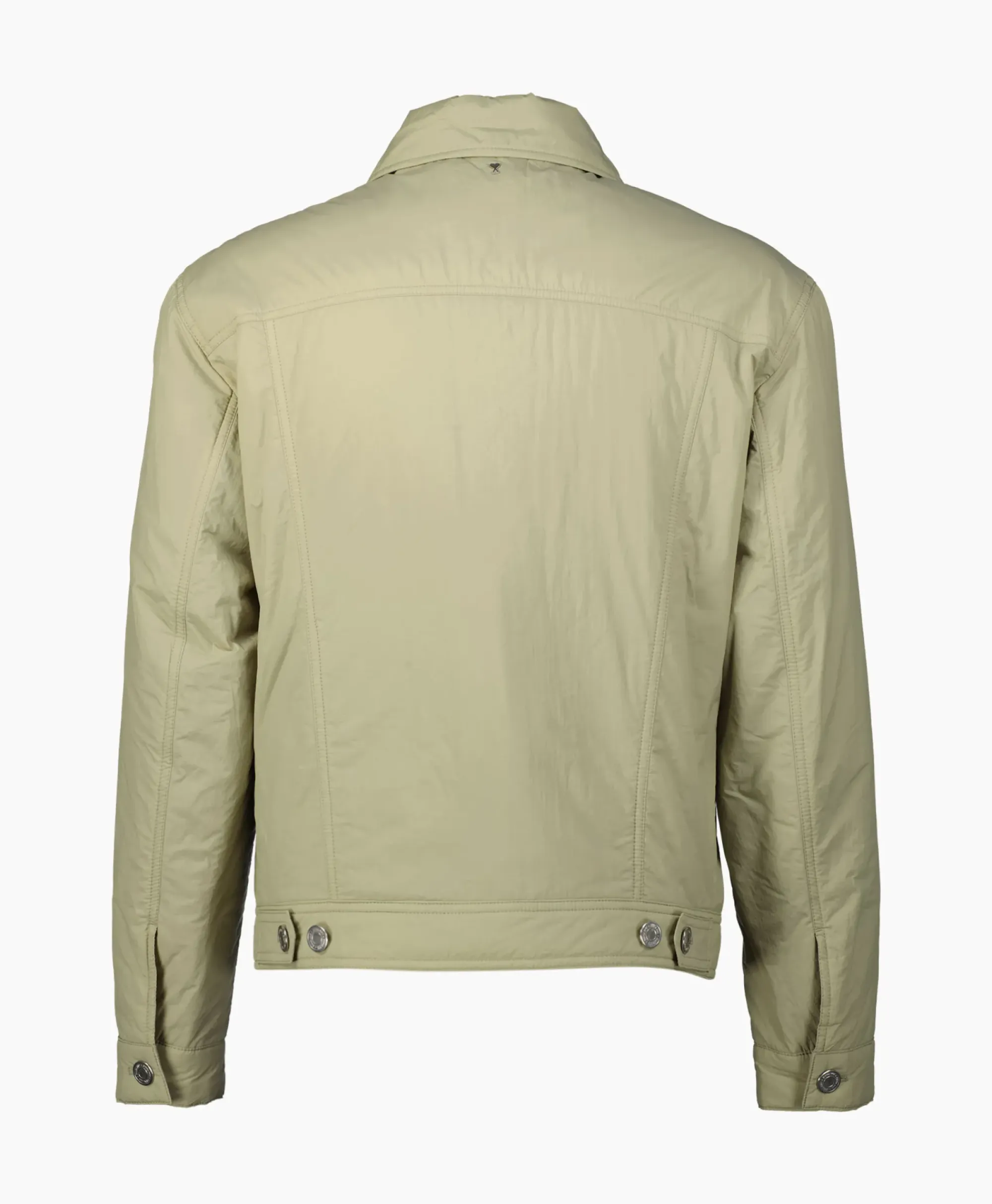 Jassen^Ami Paris Jack Padded Trucker Zand