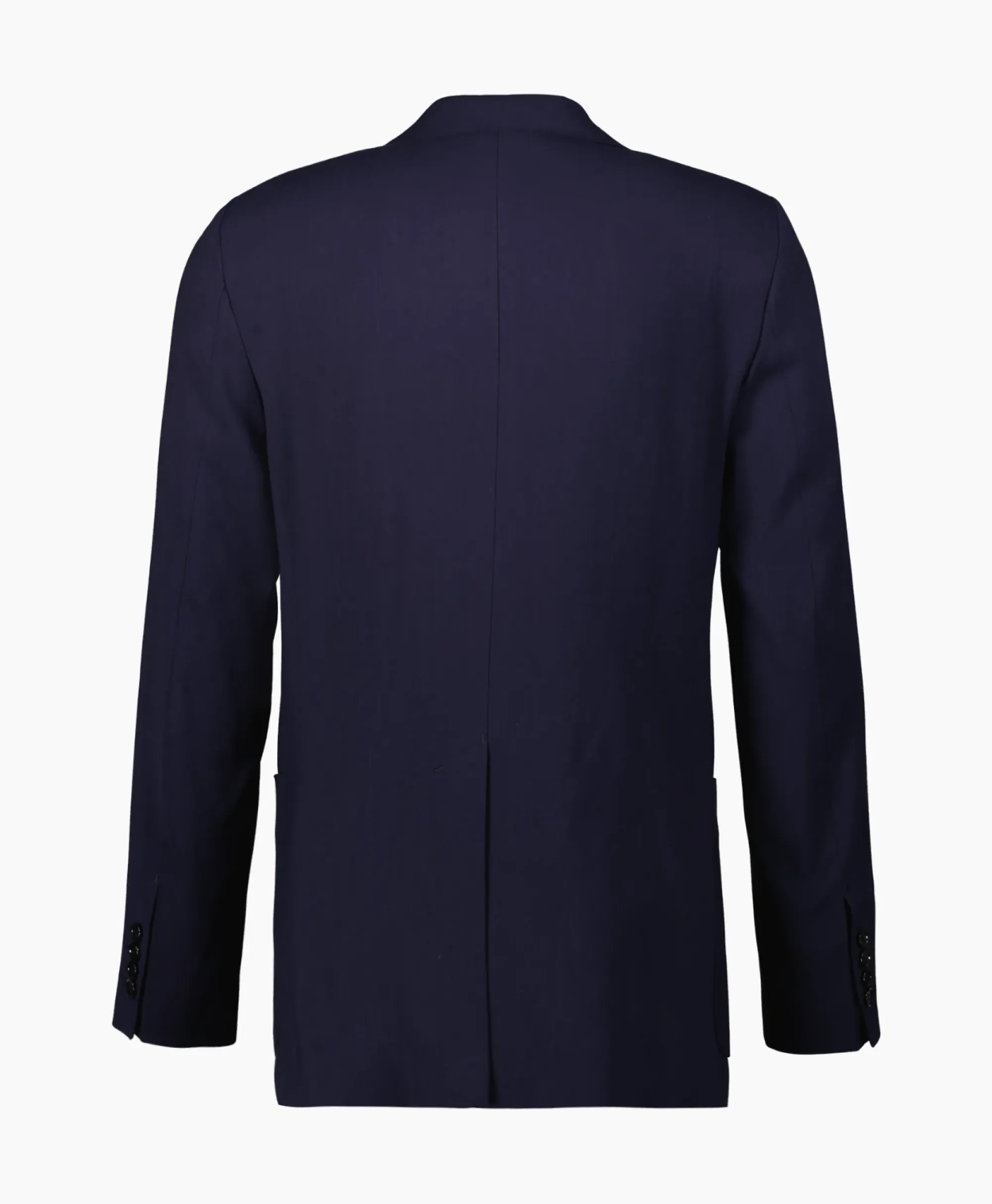 Jassen^Ami Paris Jack Two Buttons Wool Viscose Twill Donker Blauw