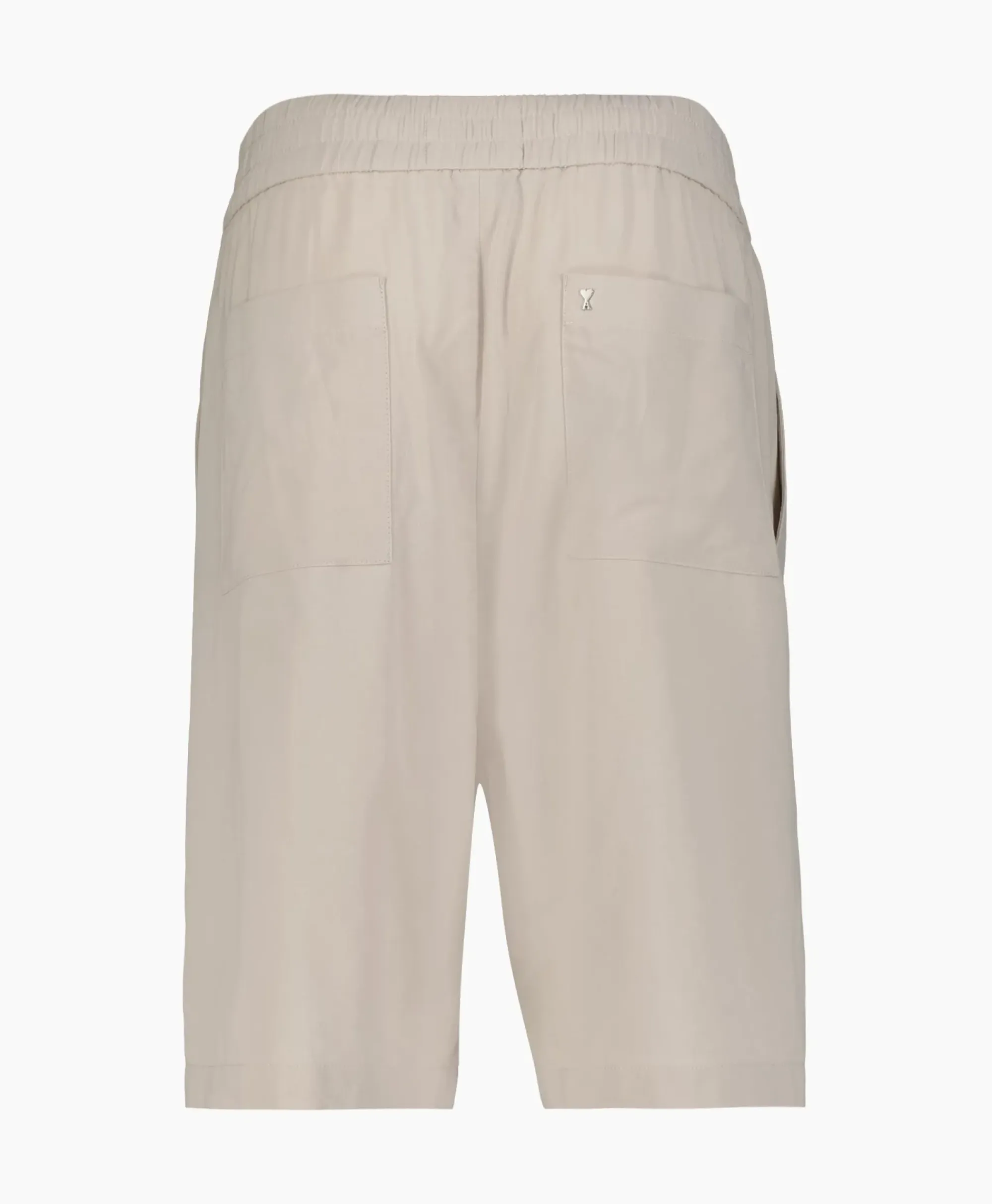Broeken^Ami Paris Korte Broek Elasticated Waist Bermuda Zand