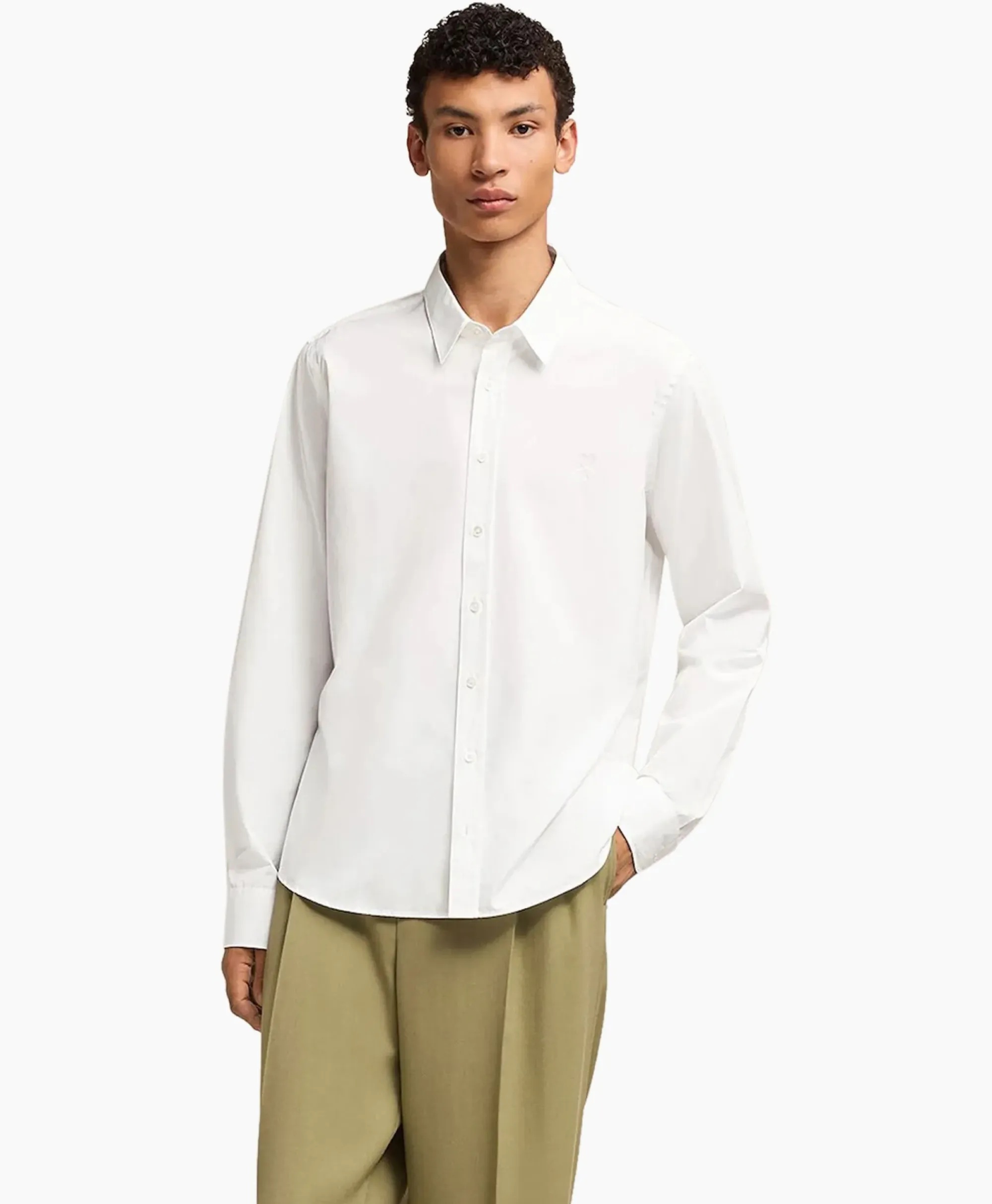 Overhemden^Ami Paris Overhemd Classic Off White
