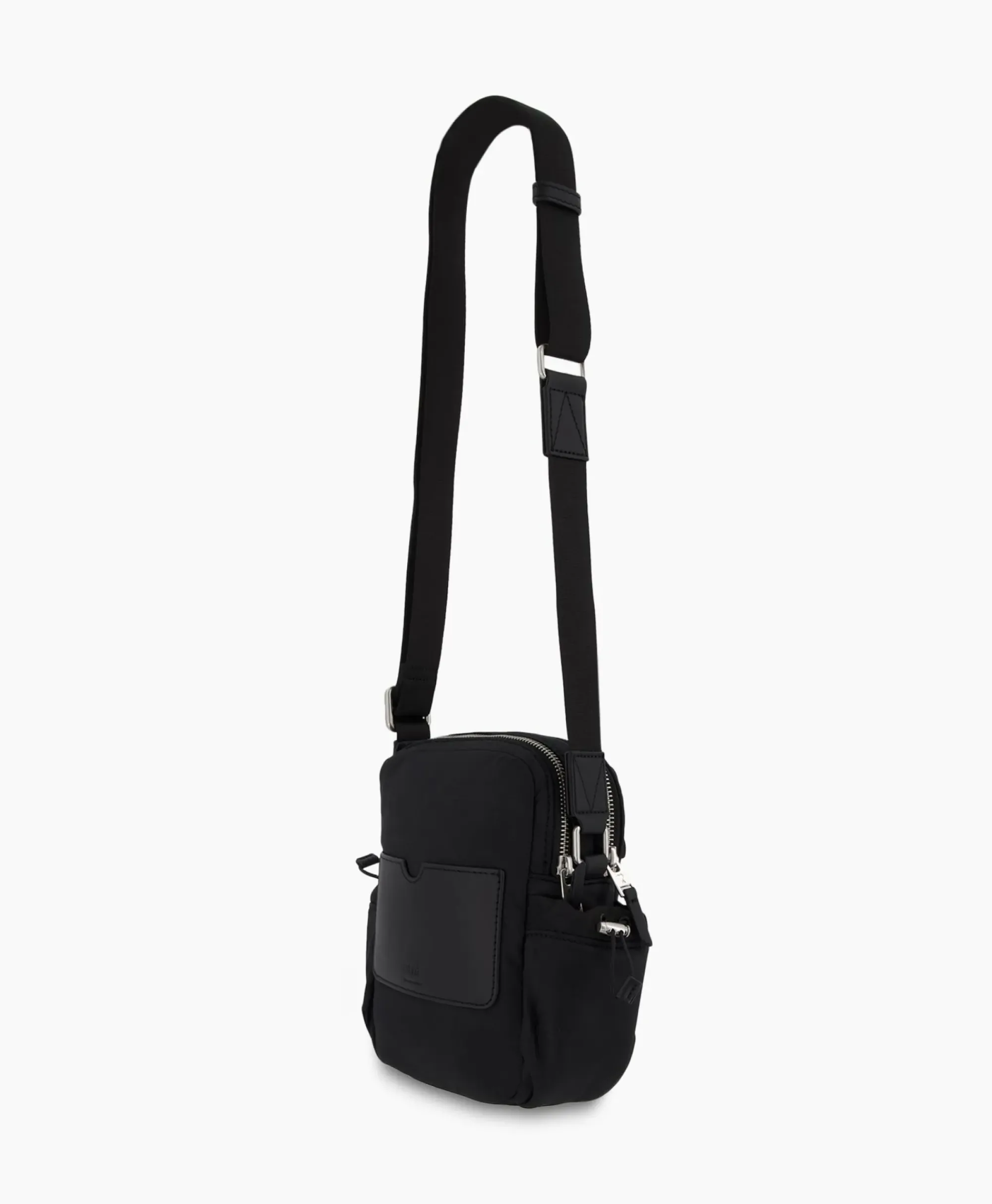 Tassen^Ami Paris Tas Adc Crossbody Pocketzwart