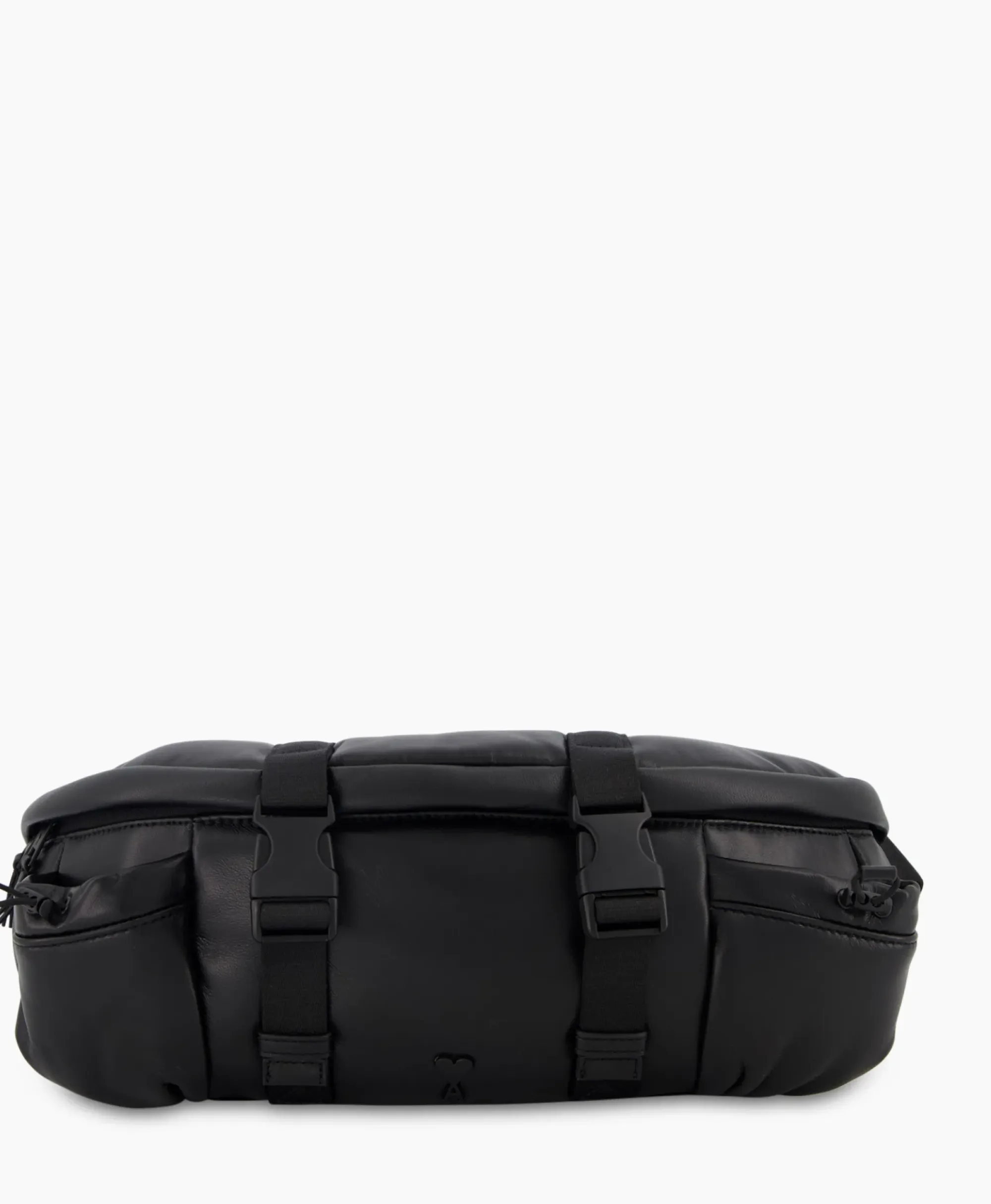 Tassen^Ami Paris Tas Ami De Coeur Bum Zwart