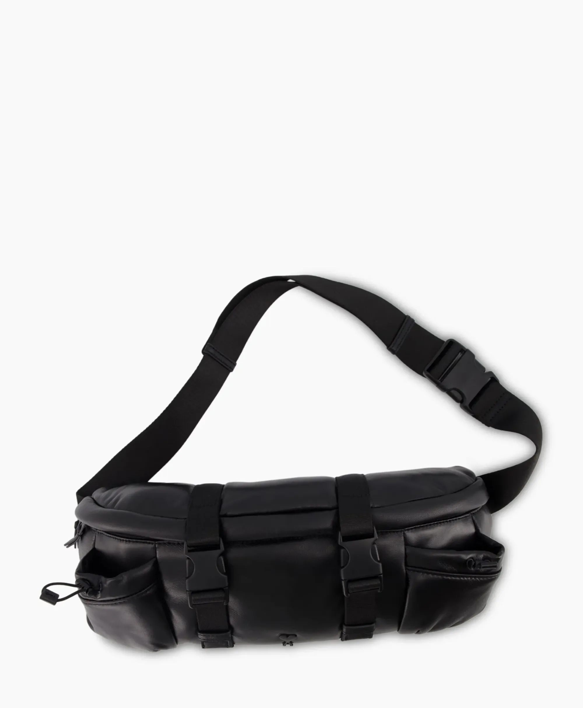 Tassen^Ami Paris Tas Ami De Coeur Bum Zwart