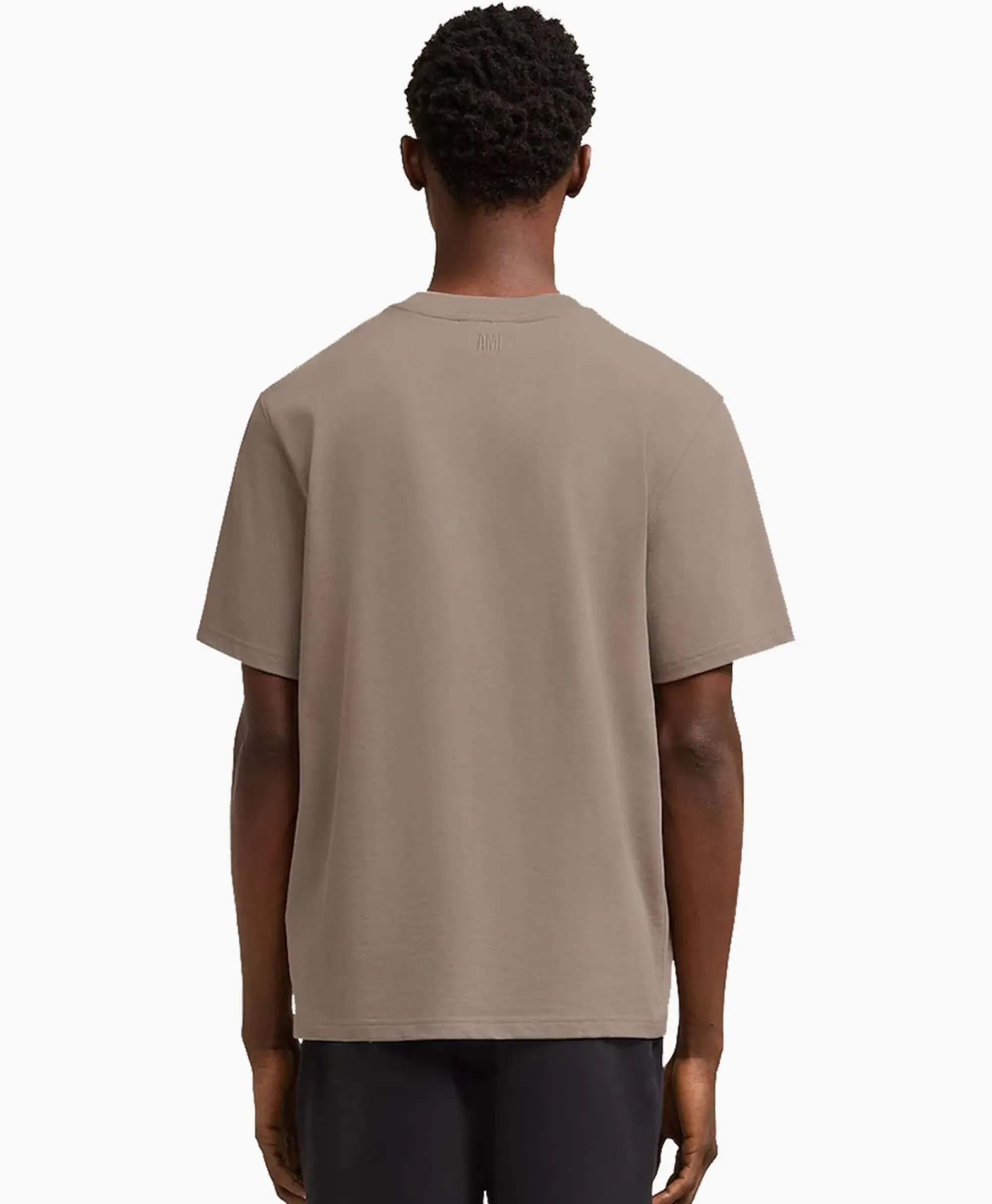 T-Shirts^Ami Paris T-Shirt Korte Mouw Adc Taupe