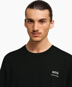 T-Shirts^Ami Paris T-Shirt Korte Mouw Ami Am Zwart