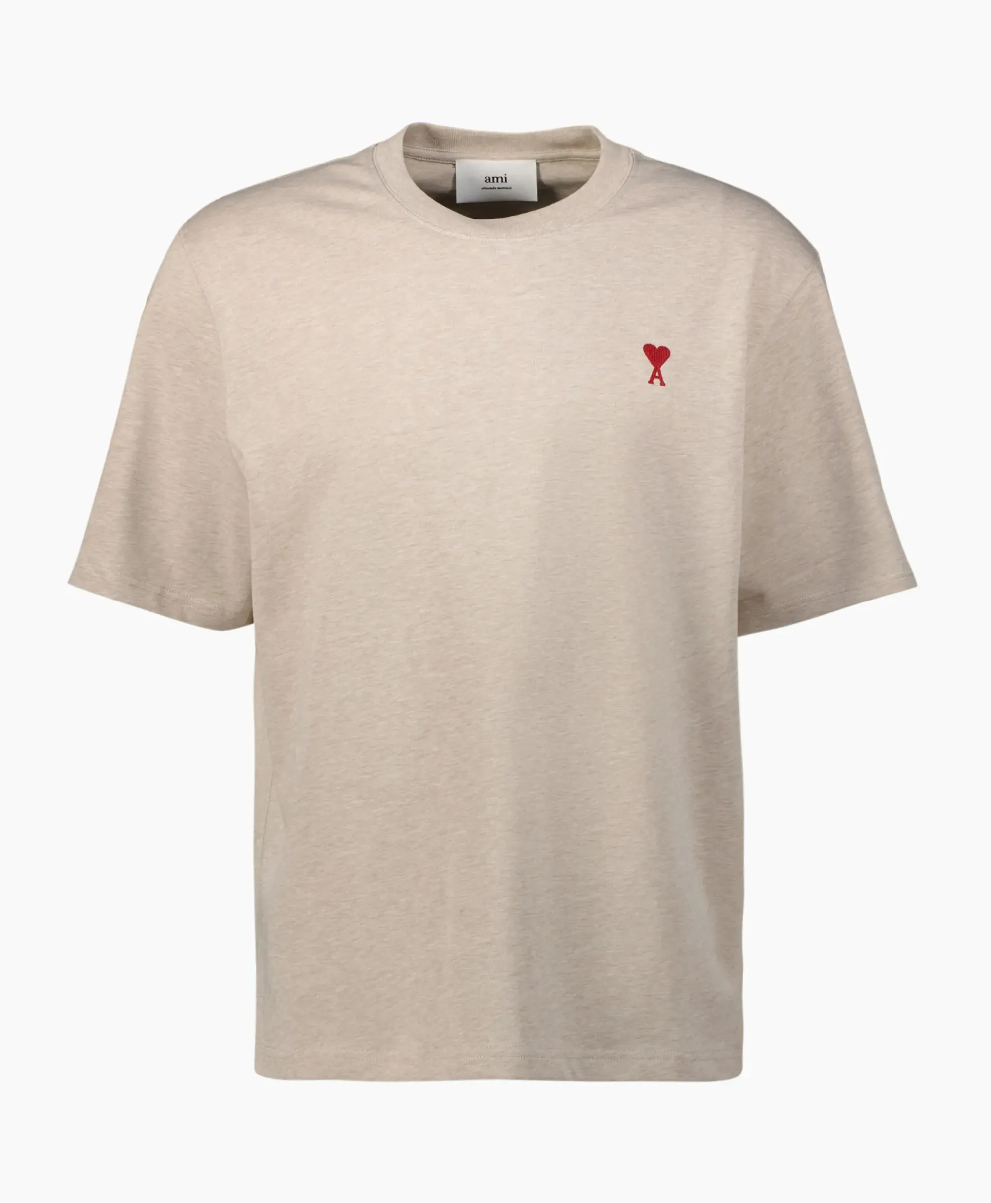T-Shirts^Ami Paris T-Shirt Korte Mouw Ami De Coeur Ecru