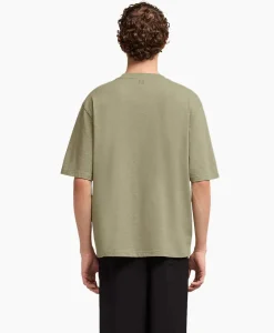 T-Shirts^Ami Paris T-Shirt Korte Mouw Ami De Coeur Khaki